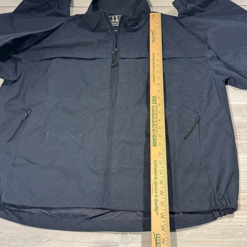 5.11 Tactical Series Jacket Mens L‎ Black Windbreaker Concealed Carry